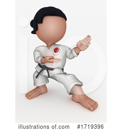 Royalty-Free (RF) Martial Arts Clipart Illustration by KJ Pargeter - Stock Sample #1719396