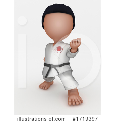 Royalty-Free (RF) Martial Arts Clipart Illustration by KJ Pargeter - Stock Sample #1719397