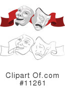 Mask Clipart #11261 by AtStockIllustration