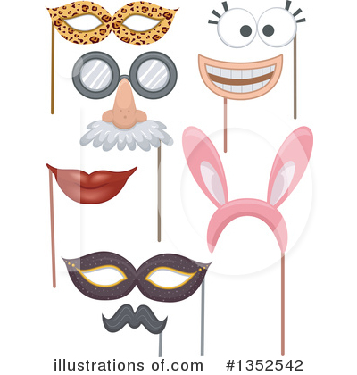 Royalty-Free (RF) Mask Clipart Illustration by BNP Design Studio - Stock Sample #1352542