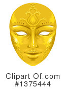 Mask Clipart #1375444 by BNP Design Studio
