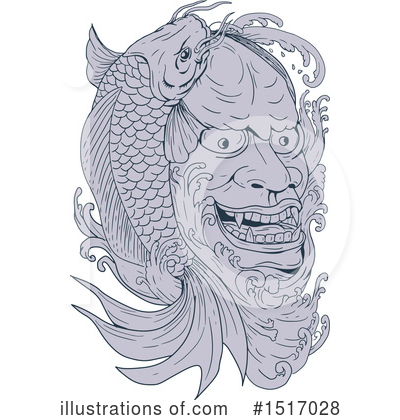 Koi Fish Clipart #1517028 by patrimonio