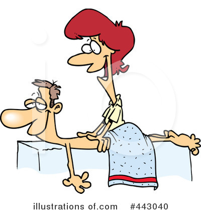 Royalty-Free (RF) Massage Clipart Illustration by toonaday - Stock Sample #443040