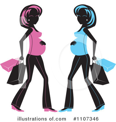Shopping Bags Clipart #1107346 by Amanda Kate