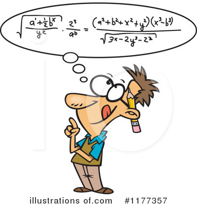 Royalty-Free (RF) Math Clipart Illustration by toonaday - Stock Sample #1177357