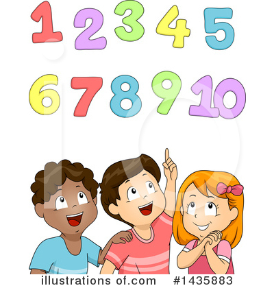 Numbers Clipart #1435883 by BNP Design Studio