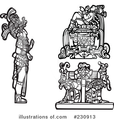 Royalty-Free (RF) Mayan Clipart Illustration by xunantunich - Stock Sample #230913