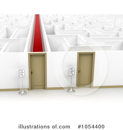 Maze Clipart #1054400 by stockillustrations
