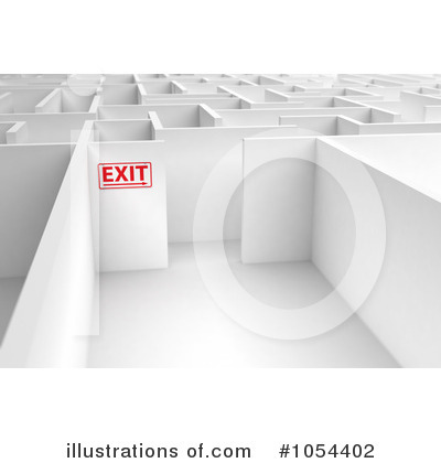 Maze Clipart #1054402 by stockillustrations