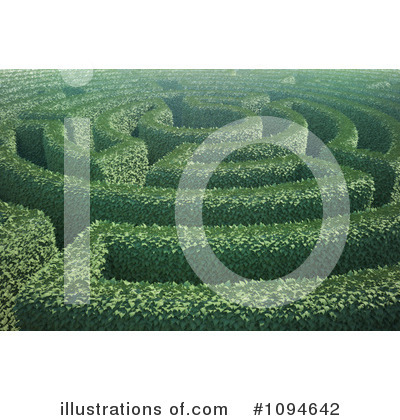 Royalty-Free (RF) Maze Clipart Illustration by Mopic - Stock Sample #1094642