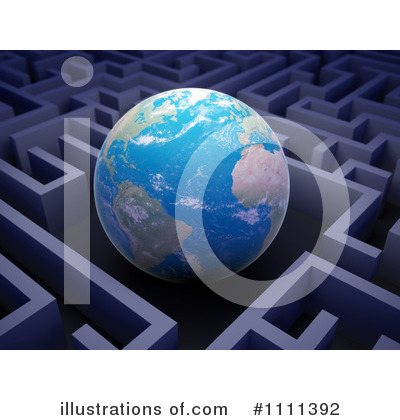 Royalty-Free (RF) Maze Clipart Illustration by Mopic - Stock Sample #1111392