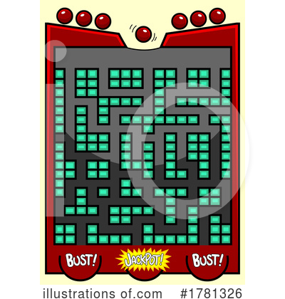 Royalty-Free (RF) Maze Clipart Illustration by Hit Toon - Stock Sample #1781326