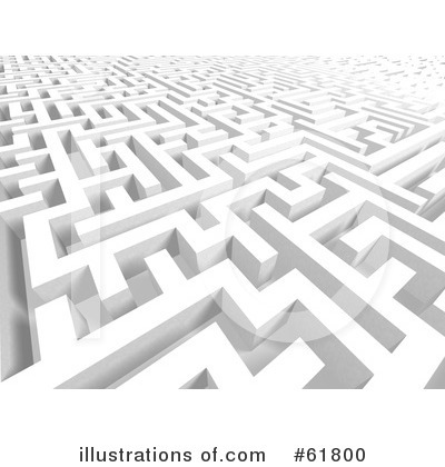 Royalty-Free (RF) Maze Clipart Illustration by ShazamImages - Stock Sample #61800