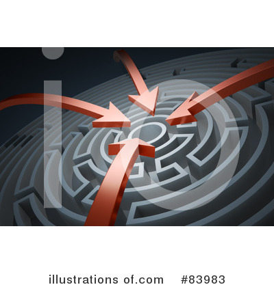 Royalty-Free (RF) Maze Clipart Illustration by Mopic - Stock Sample #83983
