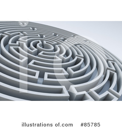 Royalty-Free (RF) Maze Clipart Illustration by Mopic - Stock Sample #85785