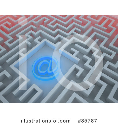 Royalty-Free (RF) Maze Clipart Illustration by Mopic - Stock Sample #85787
