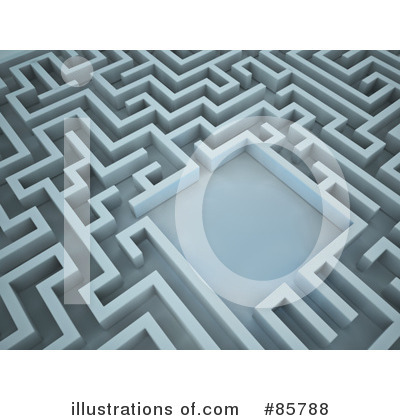 Royalty-Free (RF) Maze Clipart Illustration by Mopic - Stock Sample #85788