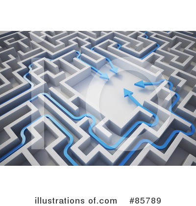 Royalty-Free (RF) Maze Clipart Illustration by Mopic - Stock Sample #85789