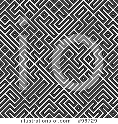 Royalty-Free (RF) Maze Clipart Illustration by Arena Creative - Stock Sample #96729