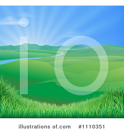 Royalty-Free (RF) Meadow Clipart Illustration by AtStockIllustration - Stock Sample #1110351