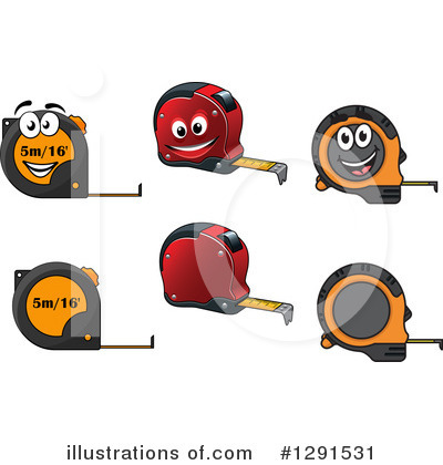 Tape Measure Clipart #1291531 by Vector Tradition SM