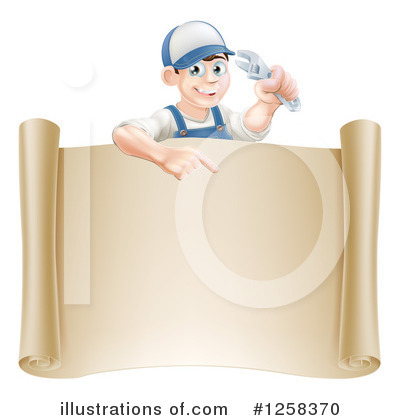 Carpenter Clipart #1258370 by AtStockIllustration