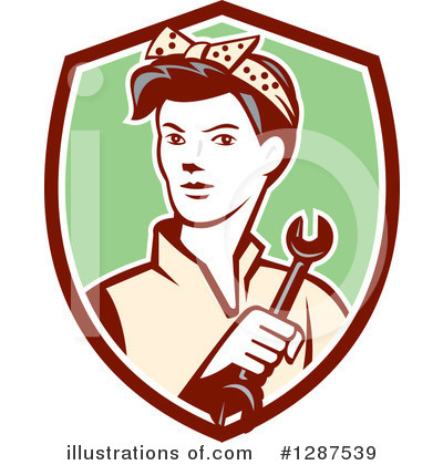 Royalty-Free (RF) Mechanic Clipart Illustration by patrimonio - Stock Sample #1287539