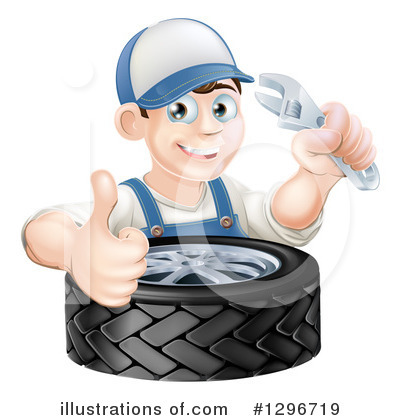 Royalty-Free (RF) Mechanic Clipart Illustration by AtStockIllustration - Stock Sample #1296719