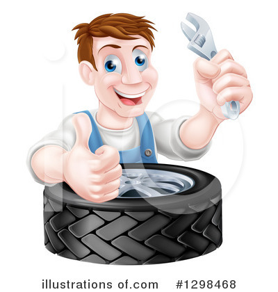 Tire Clipart #1298468 by AtStockIllustration