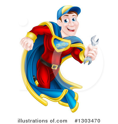 Superhero Clipart #1303470 by AtStockIllustration