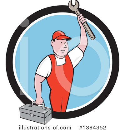 Repair Man Clipart #1384352 by patrimonio