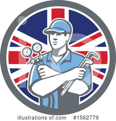 Royalty-Free (RF) Mechanic Clipart Illustration by patrimonio - Stock Sample #1562779
