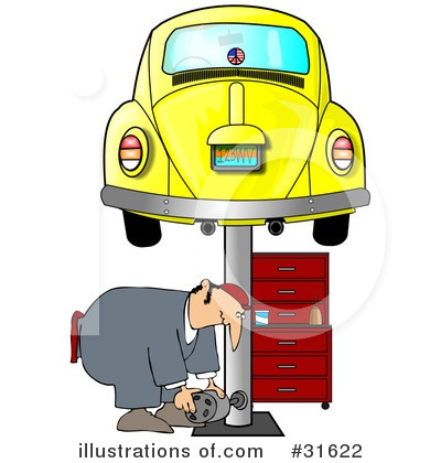 Royalty-Free (RF) Mechanic Clipart Illustration by djart - Stock Sample #31622