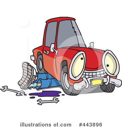 Royalty-Free (RF) Mechanic Clipart Illustration by toonaday - Stock Sample #443896