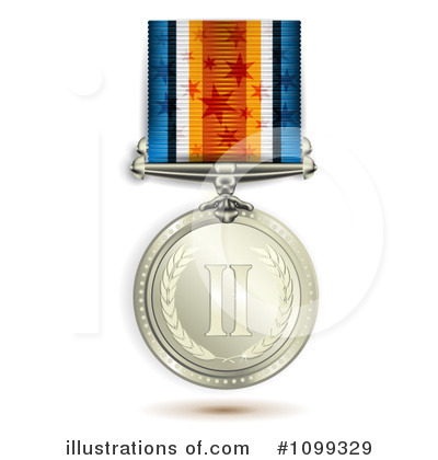 Royalty-Free (RF) Medal Clipart Illustration by merlinul - Stock Sample #1099329
