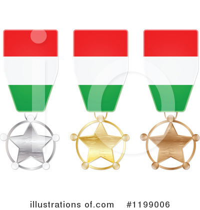 Medals Clipart #1199006 by Andrei Marincas