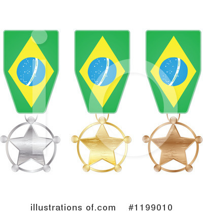 Royalty-Free (RF) Medal Clipart Illustration by Andrei Marincas - Stock Sample #1199010