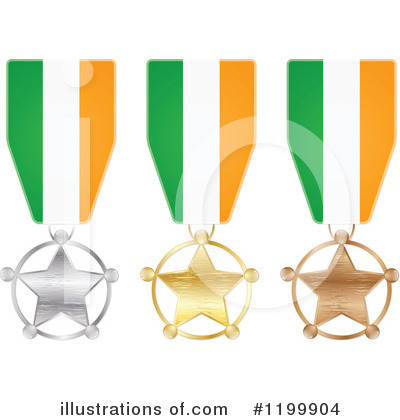 Royalty-Free (RF) Medal Clipart Illustration by Andrei Marincas - Stock Sample #1199904