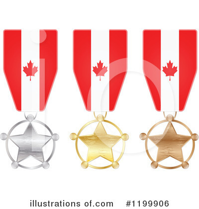 Royalty-Free (RF) Medal Clipart Illustration by Andrei Marincas - Stock Sample #1199906
