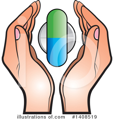 Pill Clipart #1408519 by Lal Perera