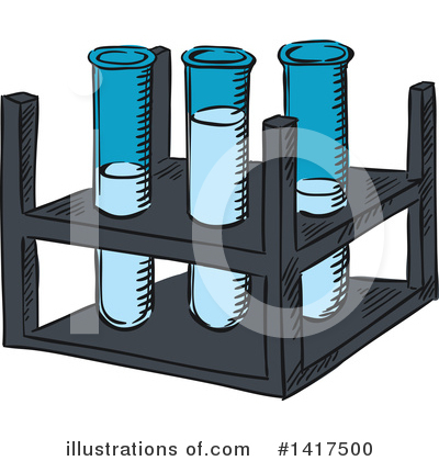 Test Tube Clipart #1417500 by Vector Tradition SM