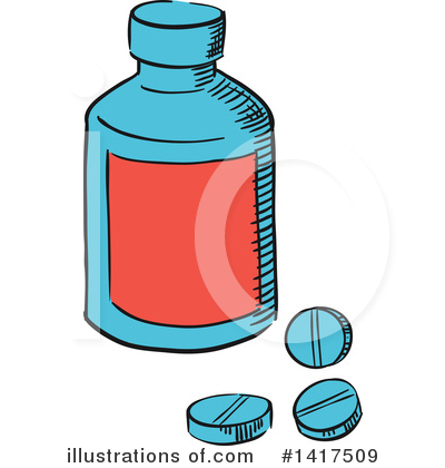 Drugs Clipart #1417509 by Vector Tradition SM