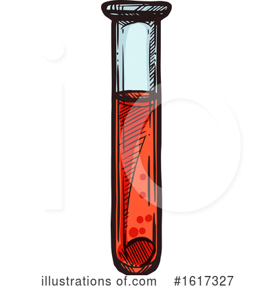 Test Tube Clipart #1617327 by Vector Tradition SM