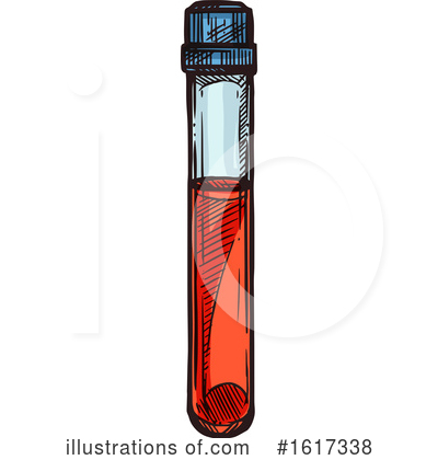 Test Tube Clipart #1617338 by Vector Tradition SM