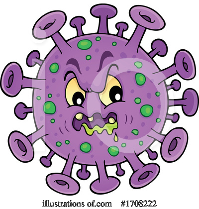 Virus Clipart #1708222 by visekart