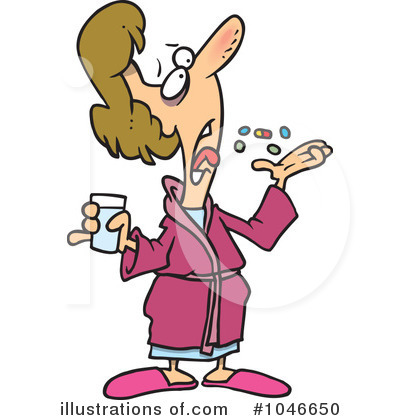 Royalty-Free (RF) Medication Clipart Illustration by toonaday - Stock Sample #1046650