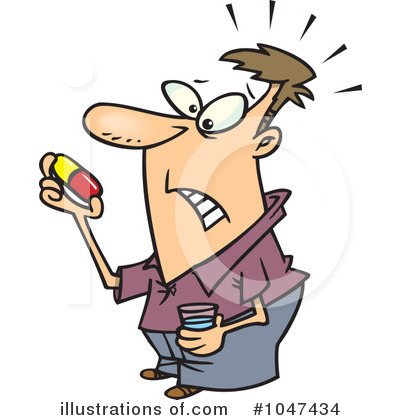 Royalty-Free (RF) Medication Clipart Illustration by toonaday - Stock Sample #1047434