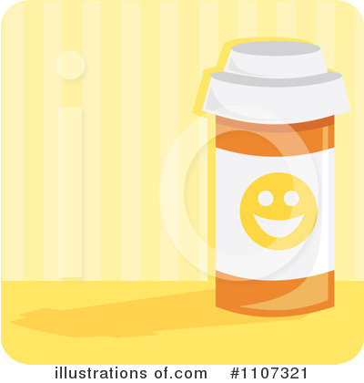 Pill Bottle Clipart #1107321 by Amanda Kate