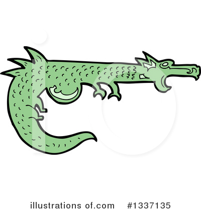 Medieval Dragon Clipart #1337135 by lineartestpilot