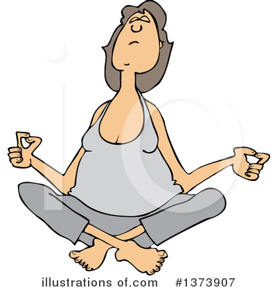 Meditating Clipart #1373907 by djart